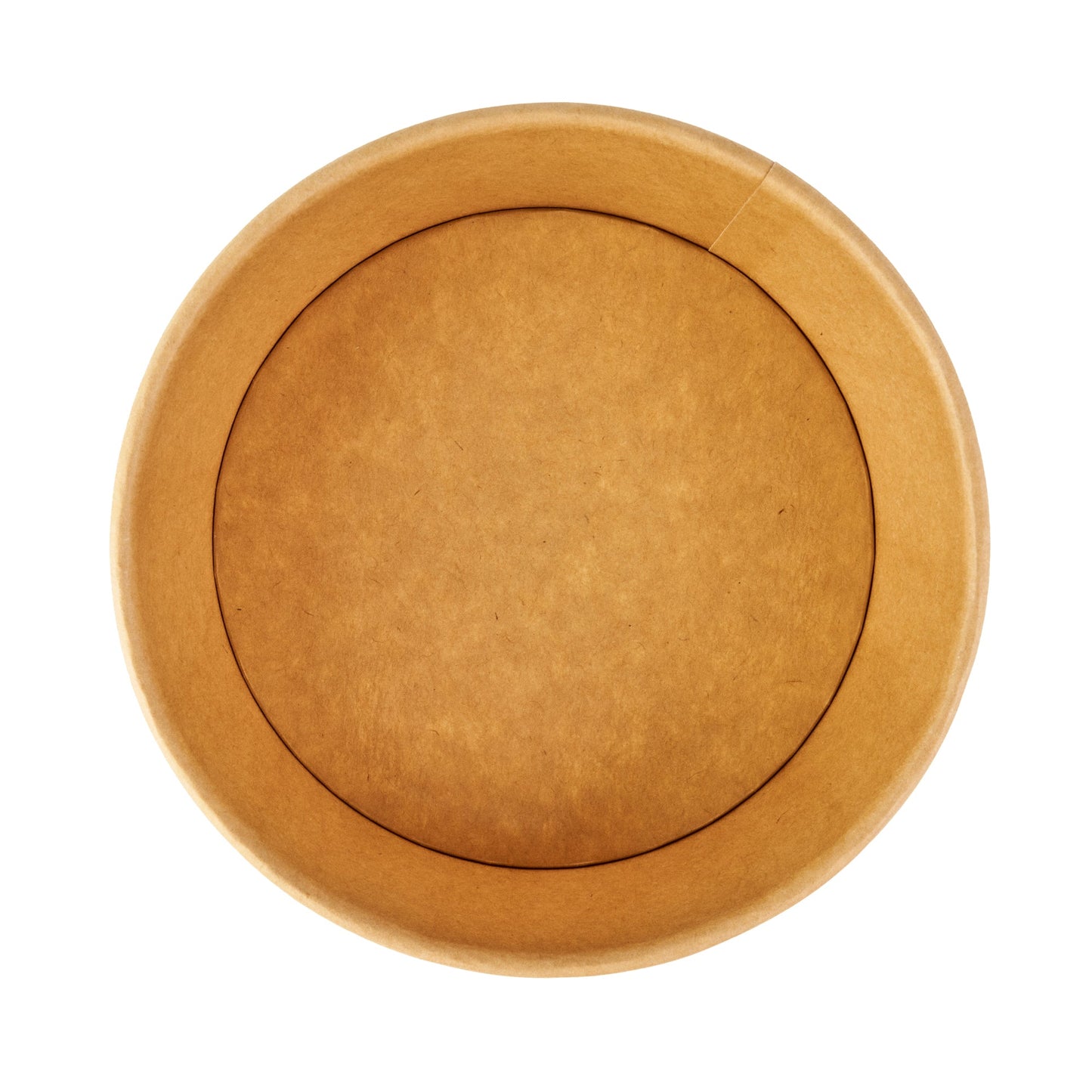 Bio Tek 25 oz Round Kraft Paper Take Out Container - 6" x 6" x 2 1/2" - 200 count box