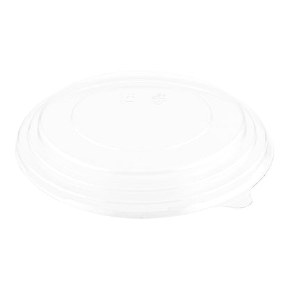 Bio Tek Take Out Container Round Clear Plastic Lid - Fits 25 oz - 50 count box