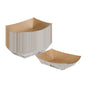 Bio Tek 4 oz Newsprint Paper #25 Food Tray / Boat - 3" x 2" x 1" - 50 count box
