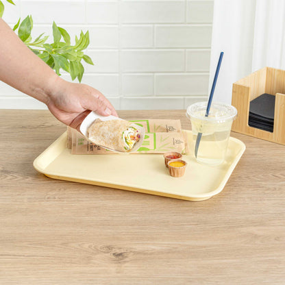 Bio Tek 4 oz White Paper #25 Food Tray / Boat - 3" x 2" x 1" - 50 count box