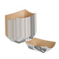 Bio Tek 6 oz Newsprint Paper #40 Food Tray / Boat - 5" x 4" x 1 1/2" - 400 count box