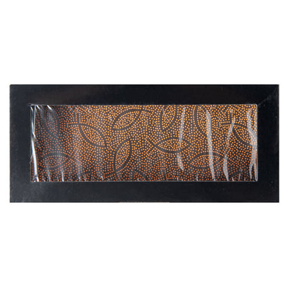 Sakura Vision Black Paper Medium Window Sushi Box - 8" x 3 1/2" x 1 3/4" - 200 count box