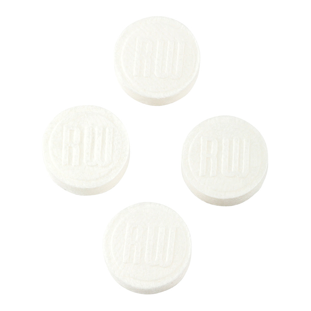 Luxenap White Viscose Tablet Towel - Just Add Water - 9 1/2" x 8 3/4" - 100 count box