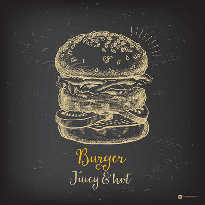 Gastronomia Kraft Paper Burger Wrap and Fry Basket Liner - Juicy and Hot, Greaseproof - 12" x 12" - 500 count box