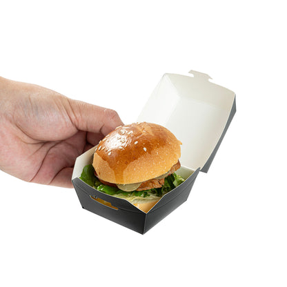 Bio Tek Black Paper Slider Box - 2 1/2" x 2 1/2" x 2" - 100 count box