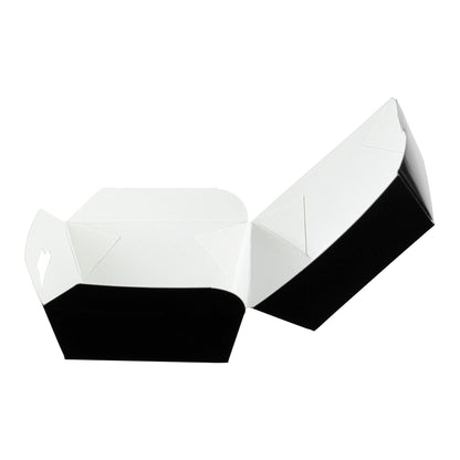 Bio Tek Black Paper Slider Box - 2 1/2" x 2 1/2" x 2" - 100 count box