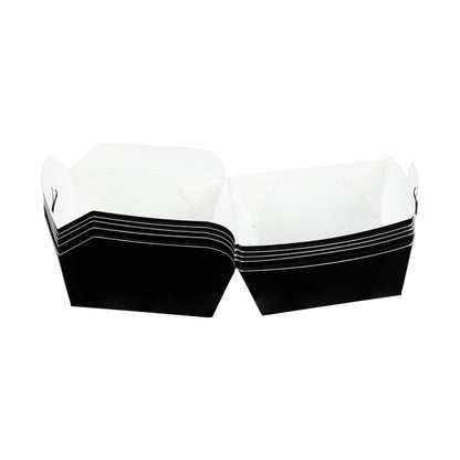 Bio Tek Black Paper Slider Box - 2 1/2" x 2 1/2" x 2" - 100 count box