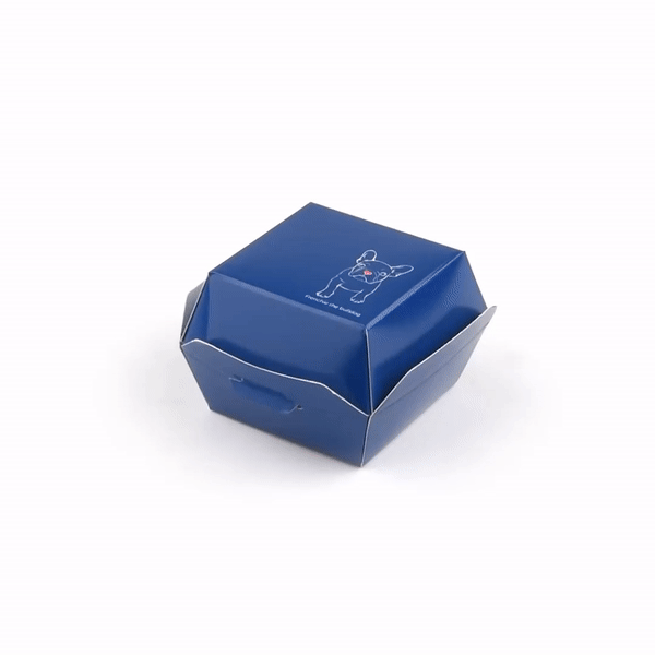 Bio Tek Frenchie Paper Slider Box - 2 1/2" x 2 1/2" x 2" - 100 count box
