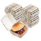 Bio Tek Plaid Paper Slider Box - 2 1/2" x 2 1/2" x 2" - 100 count box