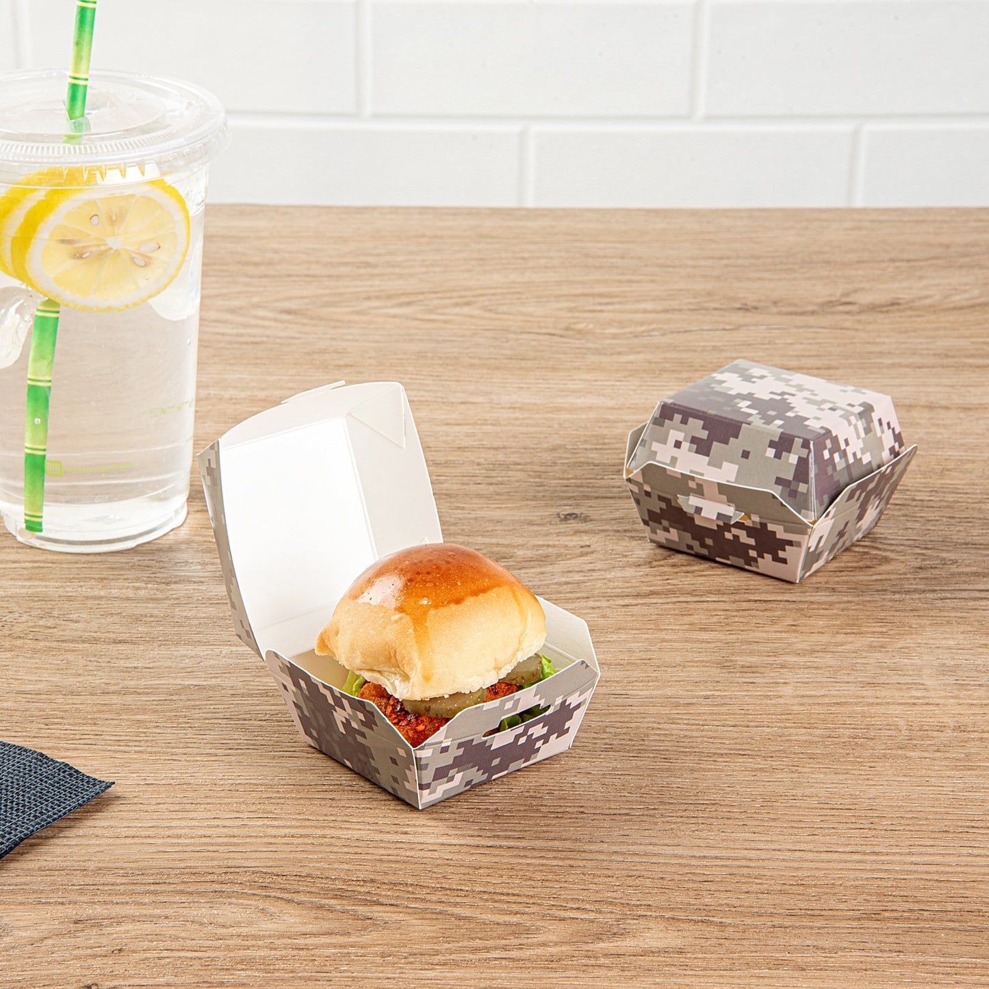 Bio Tek Camouflage Paper Slider Box - 2 1/2" x 2 1/2" x 2" - 100 count box