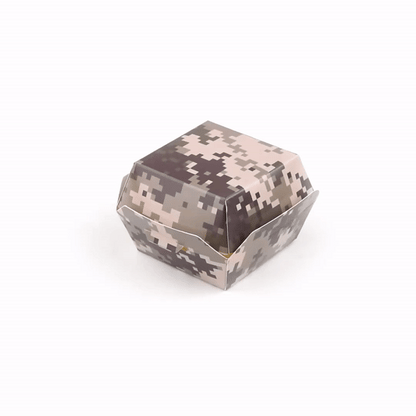 Bio Tek Camouflage Paper Slider Box - 2 1/2" x 2 1/2" x 2" - 100 count box