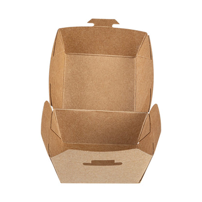 Bio Tek Kraft Paper Slider Box - 2 1/2" x 2 1/2" x 2" - 100 count box