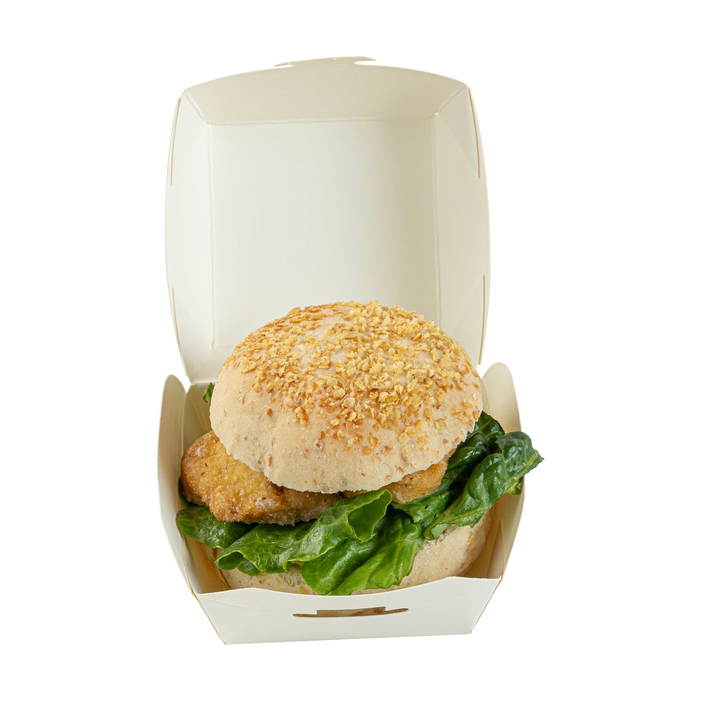 Bio Tek White Paper Slider Box - 2 1/2" x 2 1/2" x 2" - 100 count box