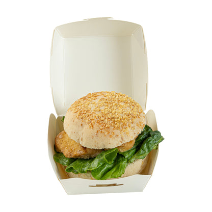 Bio Tek White Paper Slider Box - 2 1/2" x 2 1/2" x 2" - 100 count box