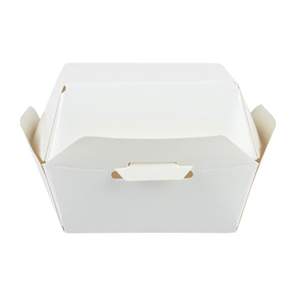 Bio Tek White Paper Slider Box - 2 1/2" x 2 1/2" x 2" - 100 count box