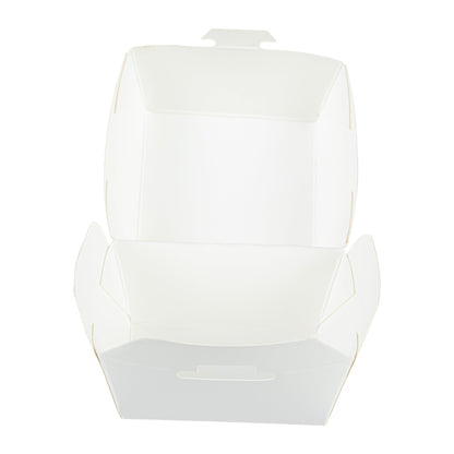 Bio Tek White Paper Slider Box - 2 1/2" x 2 1/2" x 2" - 100 count box