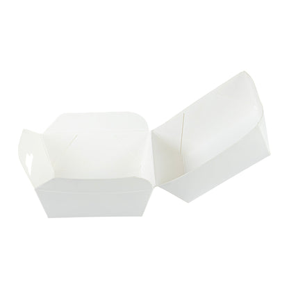 Bio Tek White Paper Slider Box - 2 1/2" x 2 1/2" x 2" - 100 count box
