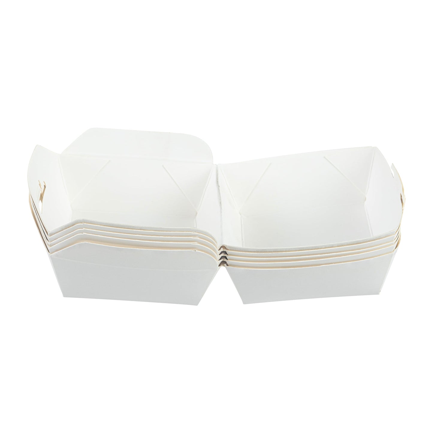 Bio Tek White Paper Slider Box - 2 1/2" x 2 1/2" x 2" - 100 count box