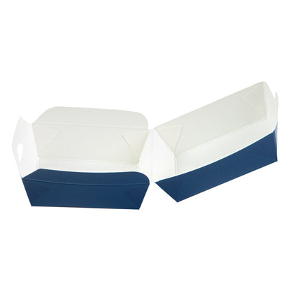 Bio Tek Frenchie Paper Mini Burger Box - 2 3/4" x 2 3/4" x 2" - 100 count box