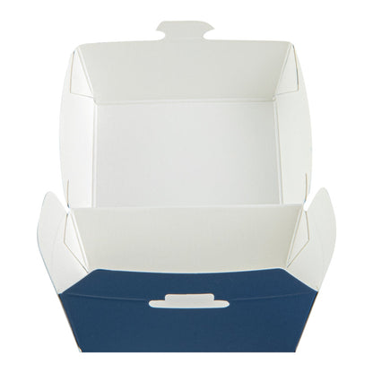 Bio Tek Frenchie Paper Mini Burger Box - 2 3/4" x 2 3/4" x 2" - 100 count box