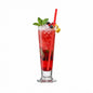 Bev Tek Red Paper Straw - Biodegradable, 6mm - 7 3/4" - 25 count box
