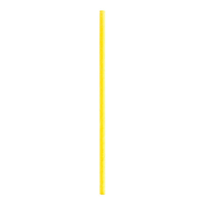 Bev Tek Yellow Paper Straw - Biodegradable, 6mm - 7 3/4" - 100 count box