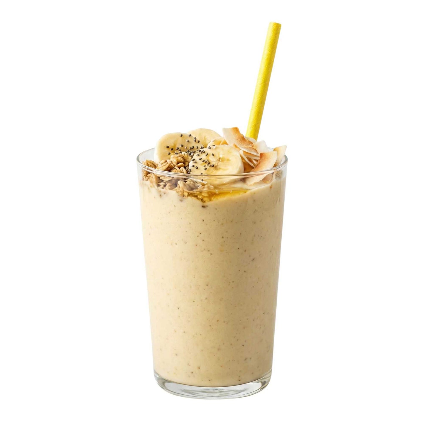Bev Tek Yellow Paper Straw - Biodegradable, 6mm - 7 3/4" - 100 count box