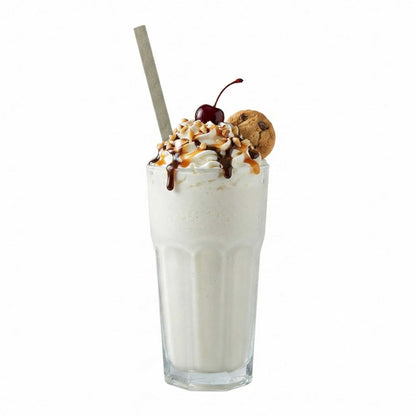 Bev Tek Silver Paper Straw - Biodegradable, 6mm - 7 3/4" - 25 count box