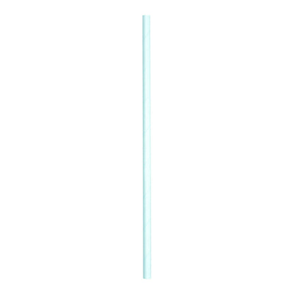 Bev Tek Light Mint Paper Straw - Biodegradable, 6mm - 7 3/4" - 25 count box