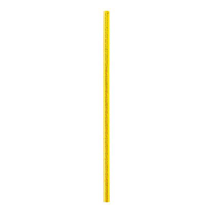 Bev Tek Metallic Gold Paper Straw - 6mm - 7 3/4" - 25 count box