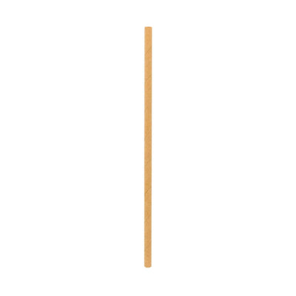 Bev Tek Kraft Paper Straw - Wrapped, Biodegradable, 6mm - 7 3/4" - 1000 count box