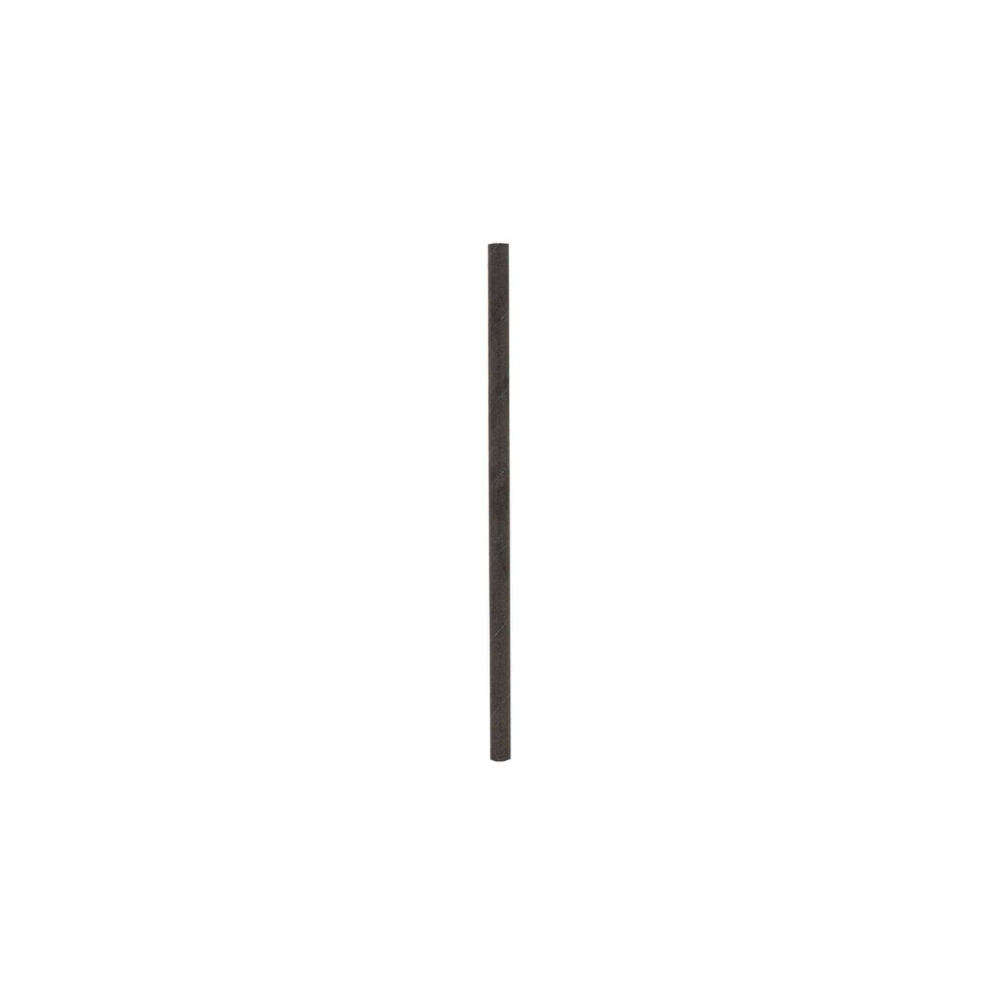 Bev Tek Black Paper Cocktail Straw - Biodegradable, 6mm - 5 3/4" - 1000 count box