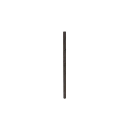Bev Tek Matte Black Paper Cocktail Straw - Biodegradable, 6mm - 5 3/4" - 100 count box