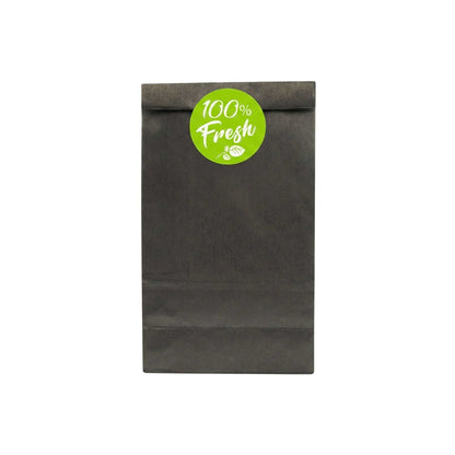 Label Tek Plastic Fresh Label - Green with White Font, Tamper-Evident - 2" x 2" - 500 count box