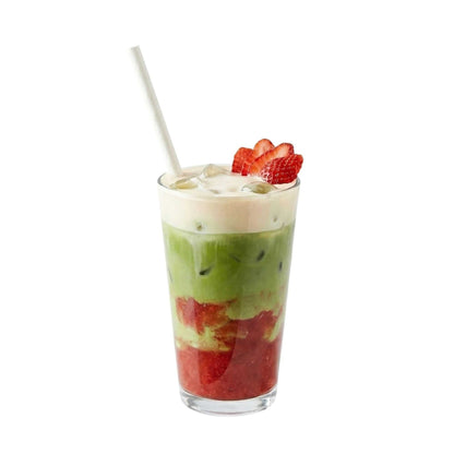 Bev Tek White Paper Straw - Biodegradable, 6mm - 7 3/4" - 100 count box