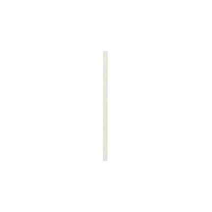 Bev Tek White Paper Cocktail Straw - Biodegradable, 6mm - 5 3/4" - 1000 count box
