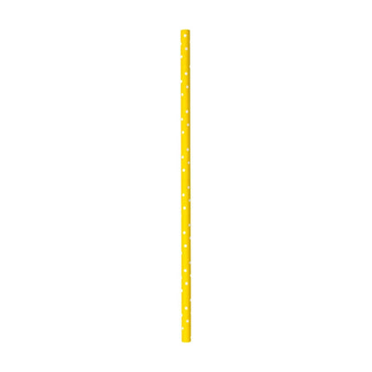 Bev Tek Yellow Paper Straw - Polka Dots, Biodegradable, 6mm - 7 3/4" - 25 count box