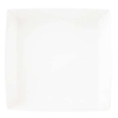 Matsuri Vision White Paper Small Sushi Container - 3 3/4" x 3 3/4" x 1 1/2" - 100 count box