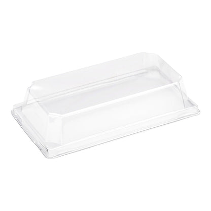 Matsuri Vision Clear Plastic Lid - Fits Medium Sushi Container - 100 count box