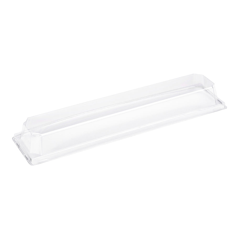 Matsuri Vision Clear Plastic Lid - Fits Large Maki Sushi Container - 100 count box
