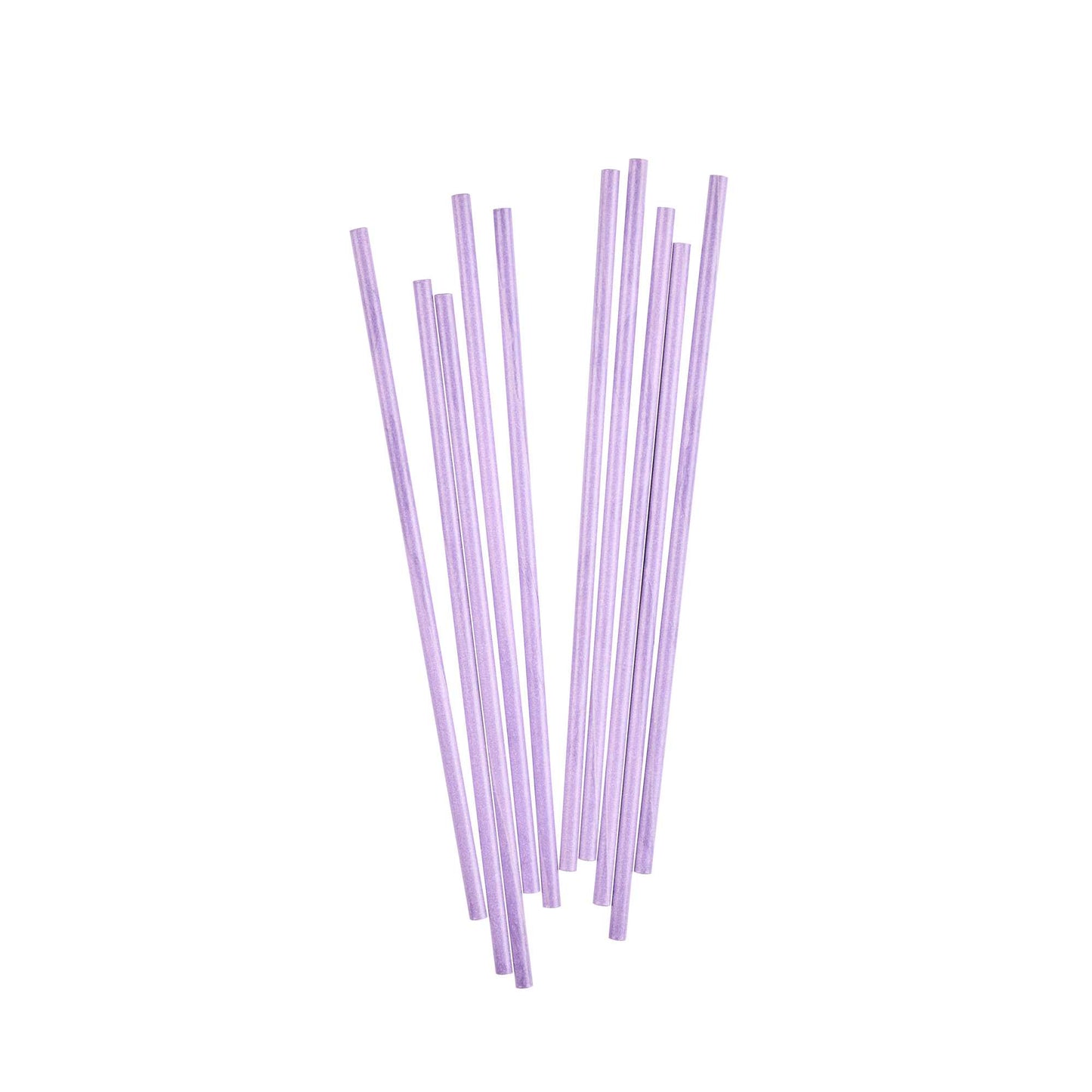 Pastry Tek Purple Paper Cake Pop and Lollipop Stick - Biodegradable - 6" x 5/32" - 100 count box