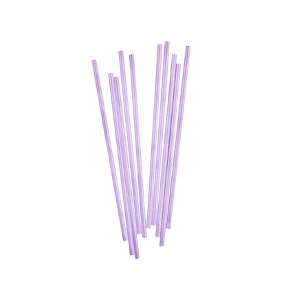 Pastry Tek Purple Paper Cake Pop and Lollipop Stick - Biodegradable - 6" x 5/32" - 100 count box