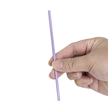 Pastry Tek Purple Paper Cake Pop and Lollipop Stick - Biodegradable - 6" x 5/32" - 100 count box