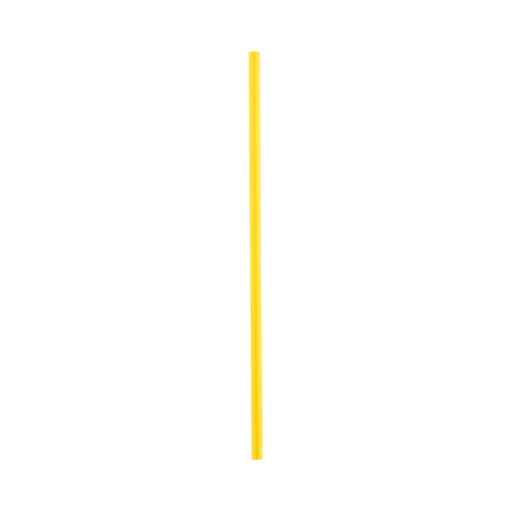 Pastry Tek Yellow Paper Cake Pop and Lollipop Stick - Biodegradable - 6" x 5/32" - 100 count box