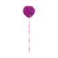 Pastry Tek Pink Paper Cake Pop and Lollipop Stick - Spirals, Biodegradable - 6" x 5/32" - 100 count box