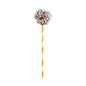 Pastry Tek Orange Paper Cake Pop and Lollipop Stick - Spirals, Biodegradable - 6" x 5/32" - 100 count box