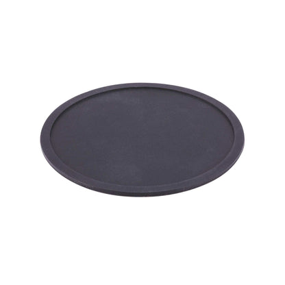 Bar Lux Black Silicone Coaster - Non-Slip - 4" x 4" x 1/4" - 6 count box
