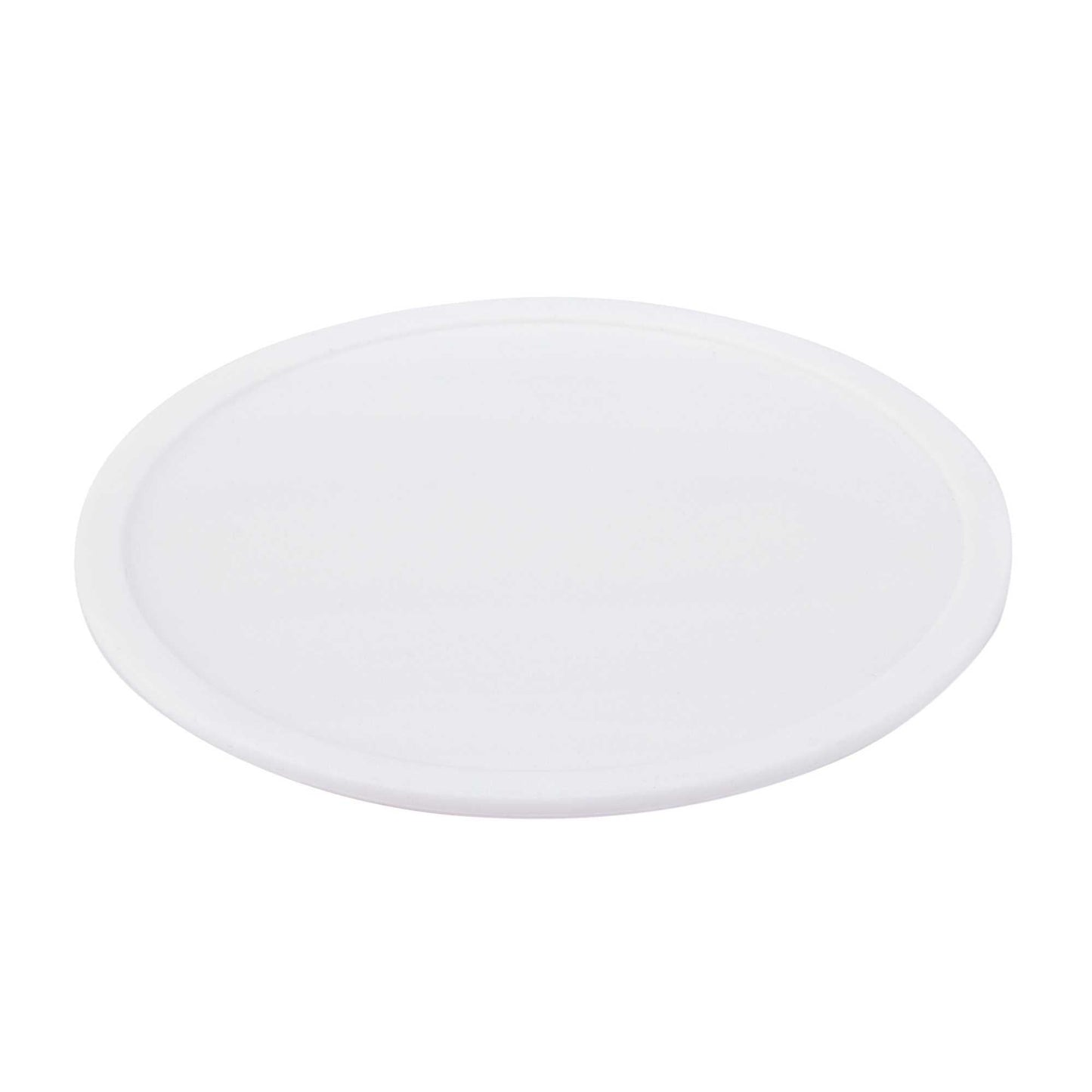 Bar Lux White Silicone Coaster - Non-Slip - 4" x 4" x 1/4" - 6 count box