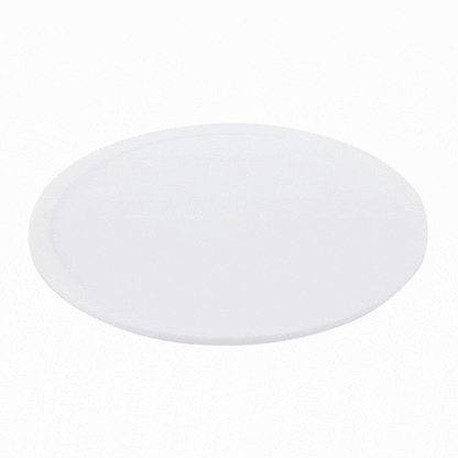 Bar Lux White Silicone Coaster - Non-Slip - 4" x 4" x 1/4" - 6 count box