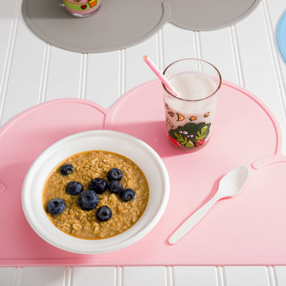 RW Kids Pink Silicone Cloud Placemat - Non-Slip - 18 3/4" x 10 1/2" - 1 count box